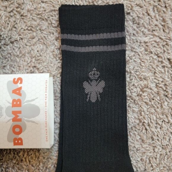 Bombas Calf Socks Men Shoe Size 6-9 Honeycomb Arch Black Lot of 3 Pairs Medium - Picture 9 of 10